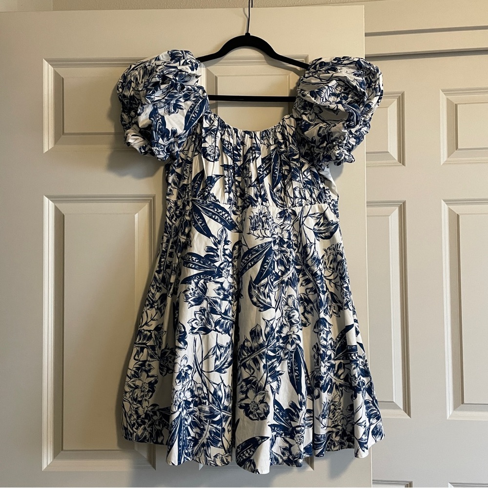 Abercrombie Puff Sleeve Mini Dress